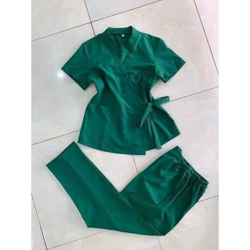 Đồng phục spa, thẩm mỹ viện chất cotton lạnh (loại 1- hàng thiết kế)