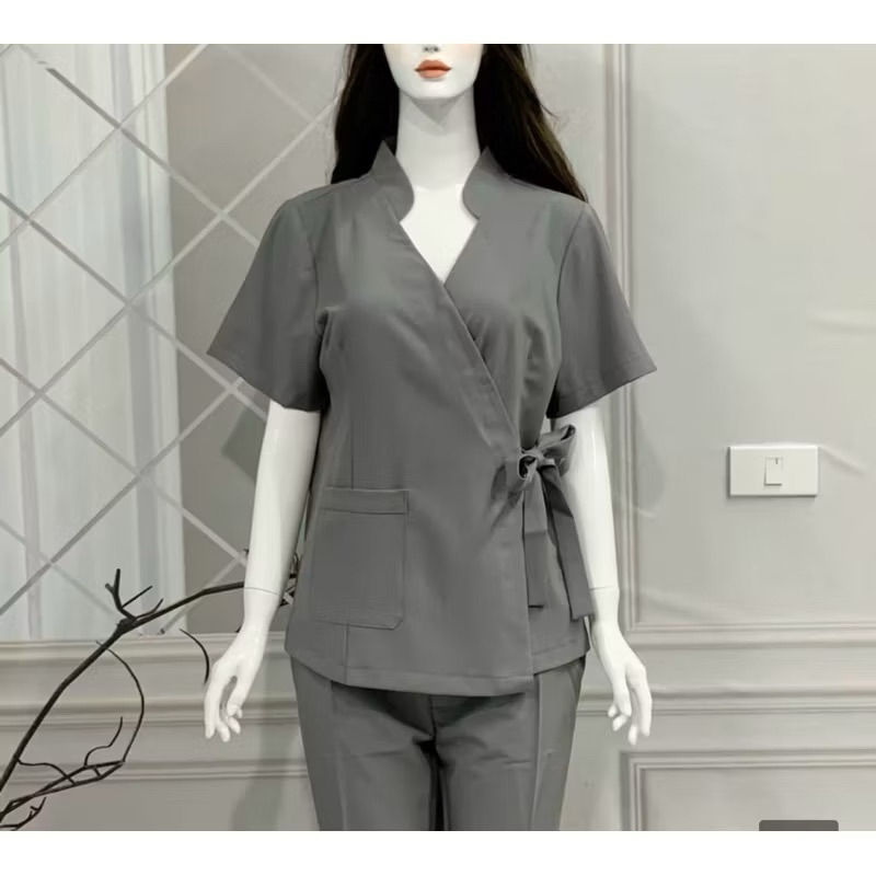 Đồng phục spa, thẩm mỹ viện chất cotton lạnh (loại 1- hàng thiết kế)