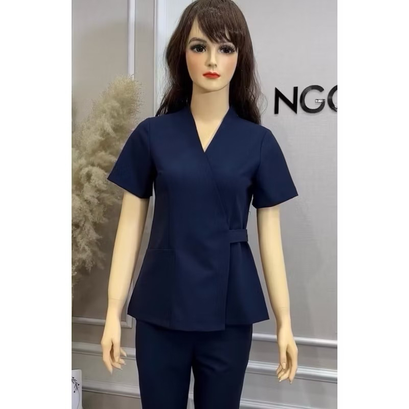 Đồng phục spa, thẩm mỹ viện chất cotton lạnh (loại 1- hàng thiết kế)