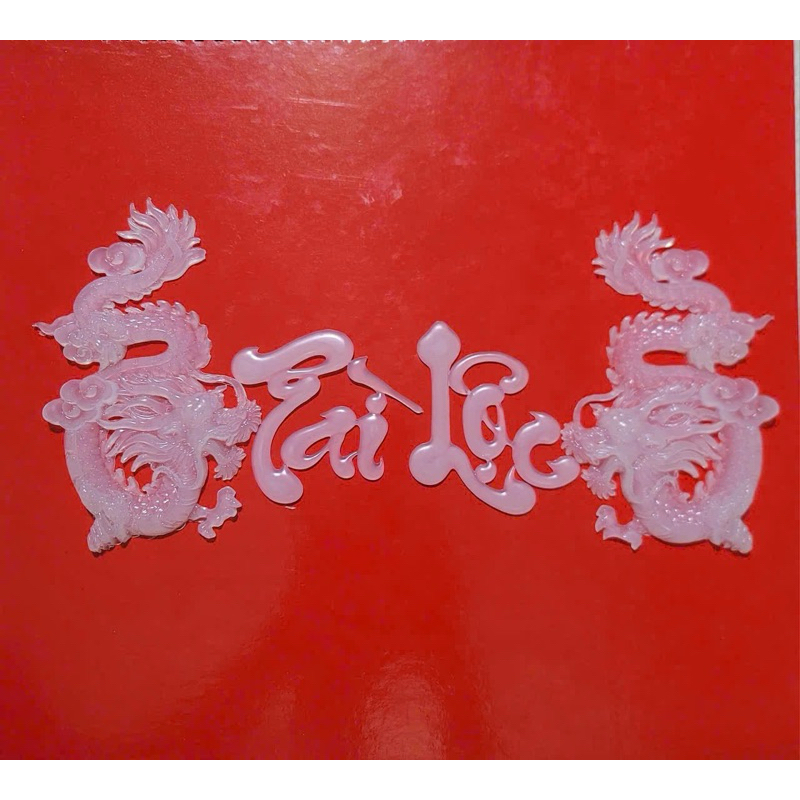 Combo cặp phôi rồng + chữ Tài Lộc lảm dừa bưởi Thư pháp | Shopee Việt Nam