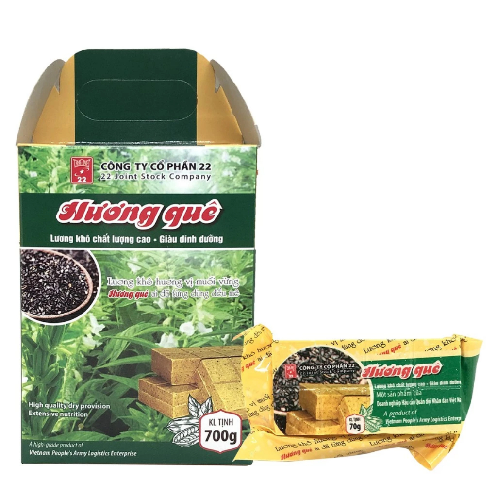 Lương Khô Hương Quê - Vị Muối Vừng - 700g/Hộp