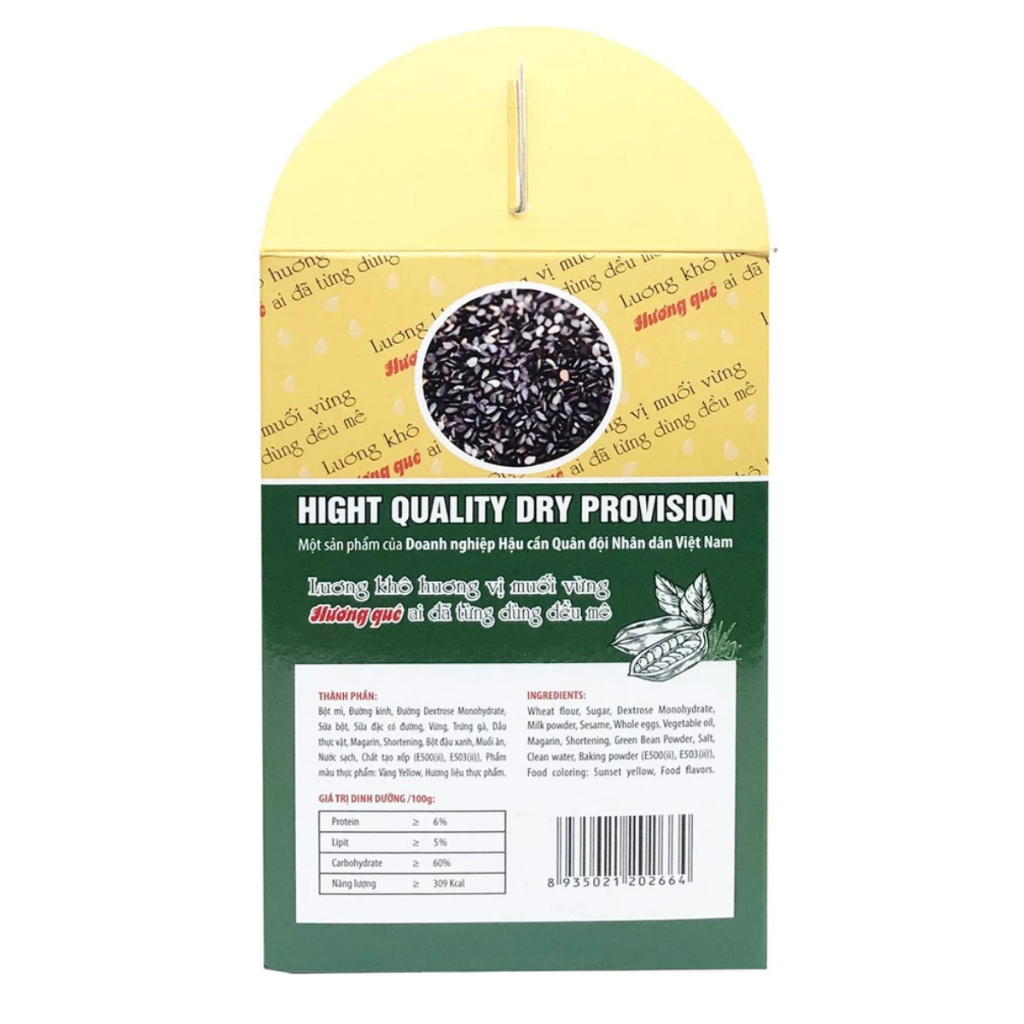 Lương Khô Hương Quê - Vị Muối Vừng - 700g/Hộp