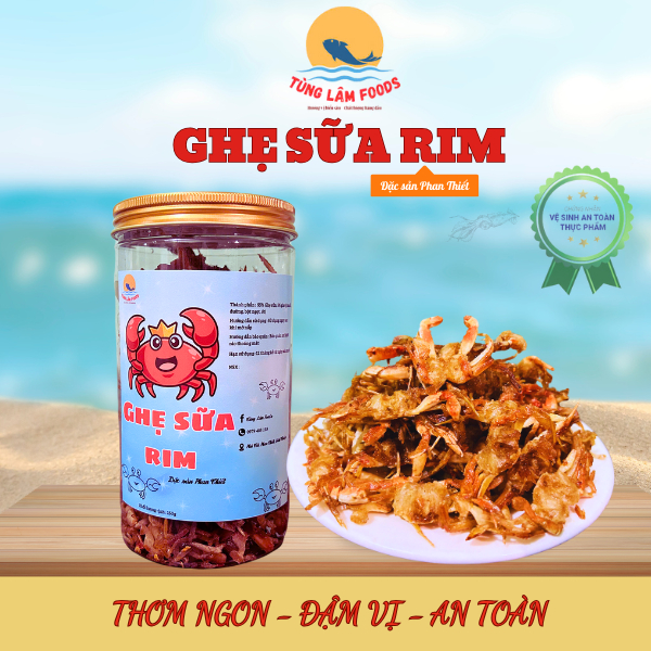 Ghẹ sữa rim gia vị đồ ăn vặt Tùng Lâm Foods ngon giá rẻ Đặc Sản Phan ...