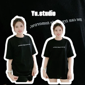 Áo phông nữ YUSTUDIO, áo 3158 form rộng, áo thun nữ unisex chất cotton khô mẫu you can try