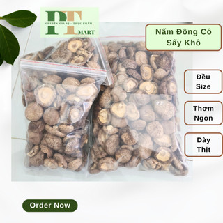 Nấm Đông Cô Khô Loại Đẹp, dày, đều, ruột sáng trắng --->