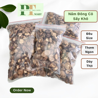 Nấm Đông Cô Khô Loại Đẹp, dày, đều, ruột sáng trắng --->
