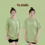 áo thun nữ YUSTUDIO 3158 chất cotton khô mẫu B A L A N C E phông cotton nam nữ
