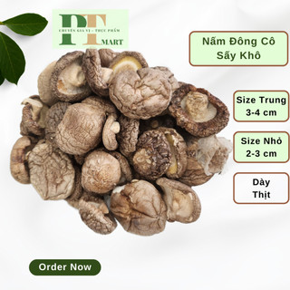 Nấm Đông Cô Khô Loại Đẹp, dày, đều, ruột sáng trắng --->