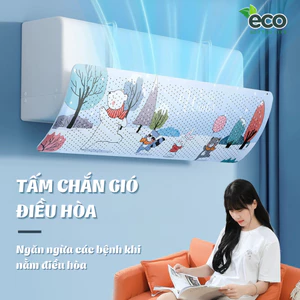 Tấm chắn gió điều hoà ECO tấm chuyển đổi hướng gió điều hoà, máy lạnh bảo vệ sức khoẻ gia đình