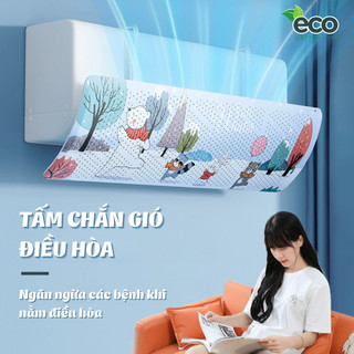 Tấm chắn gió điều hoà ECO tấm chuyển đổi hướng gió điều hoà, máy lạnh bảo vệ sức khoẻ gia đình
