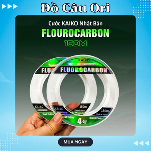 Cước câu đài Nhật Bản Kaiko FLUROCARBON 150m dai, mềm, tải cá tốt làm trục hoặc cước link - Chú béo Fishing