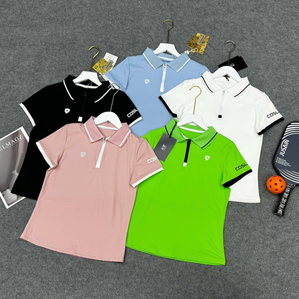 Áo thể thao nữ, Áo QC cổ  Đức cao cấp chơi Pickleball, Golf, Tennis....