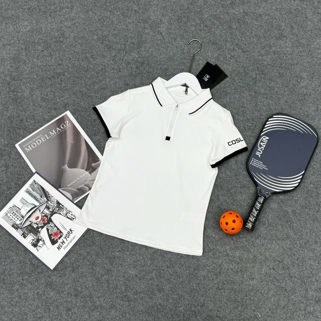 Áo thể thao nữ, Áo QC cổ  Đức cao cấp chơi Pickleball, Golf, Tennis....
