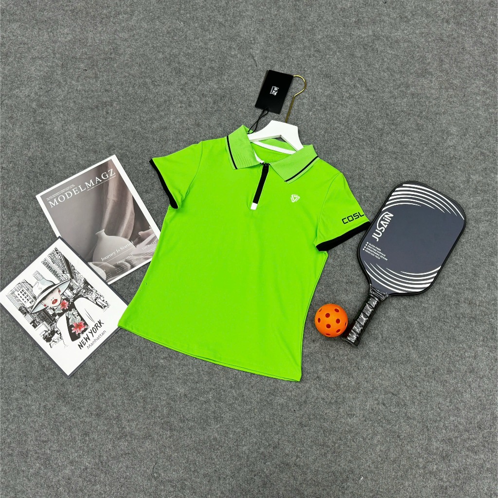 Áo thể thao nữ, Áo QC cổ  Đức cao cấp chơi Pickleball, Golf, Tennis....