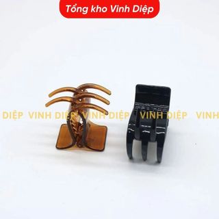 Set 12 kẹp tóc càng cua 5 răng nhiều màu cho nữ