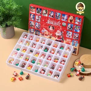 Hidden Box Hộp Mù Noel Giáng Sinh Bất Ngờ 40 ô Móc Khoá Noel Kuromi Labubu Capy Blind Box, Móc Khóa Quà Tặng Giáng Sinh