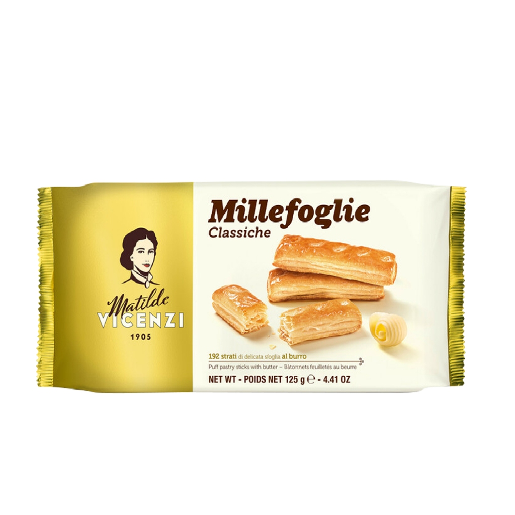 Ảnh Bánh ngàn lớp que vị bơ Classiche Matilde Vicenzi Ý 125g 1