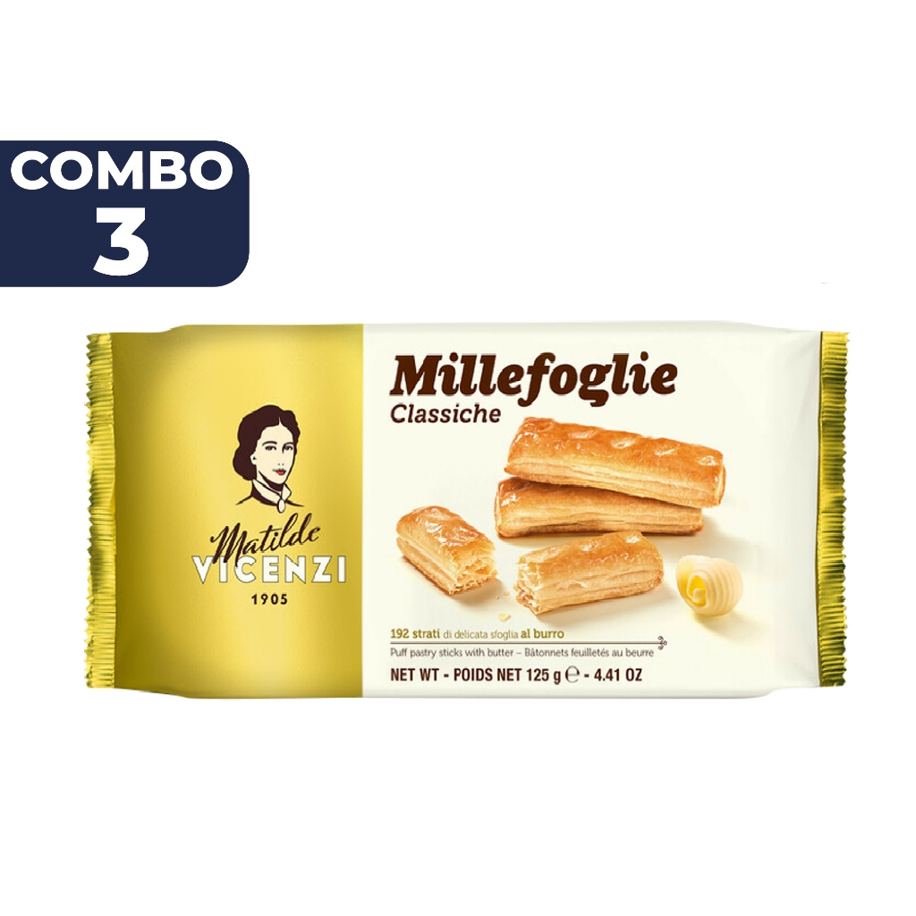 Ảnh Bánh ngàn lớp que vị bơ Classiche Matilde Vicenzi Ý 125g 3
