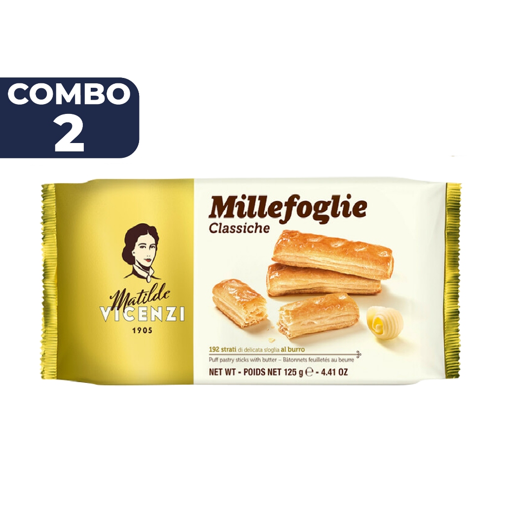 Ảnh Bánh ngàn lớp que vị bơ Classiche Matilde Vicenzi Ý 125g 2