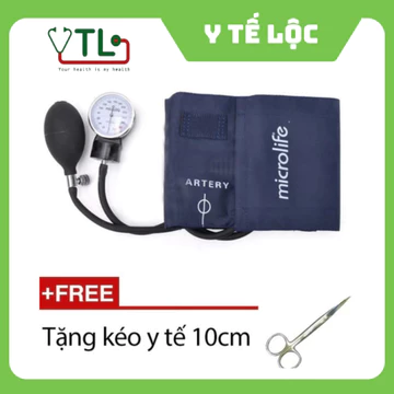 Máy đo huyết áp cơ Microlife AG1-20 + Tặng kéo y tế 10cm