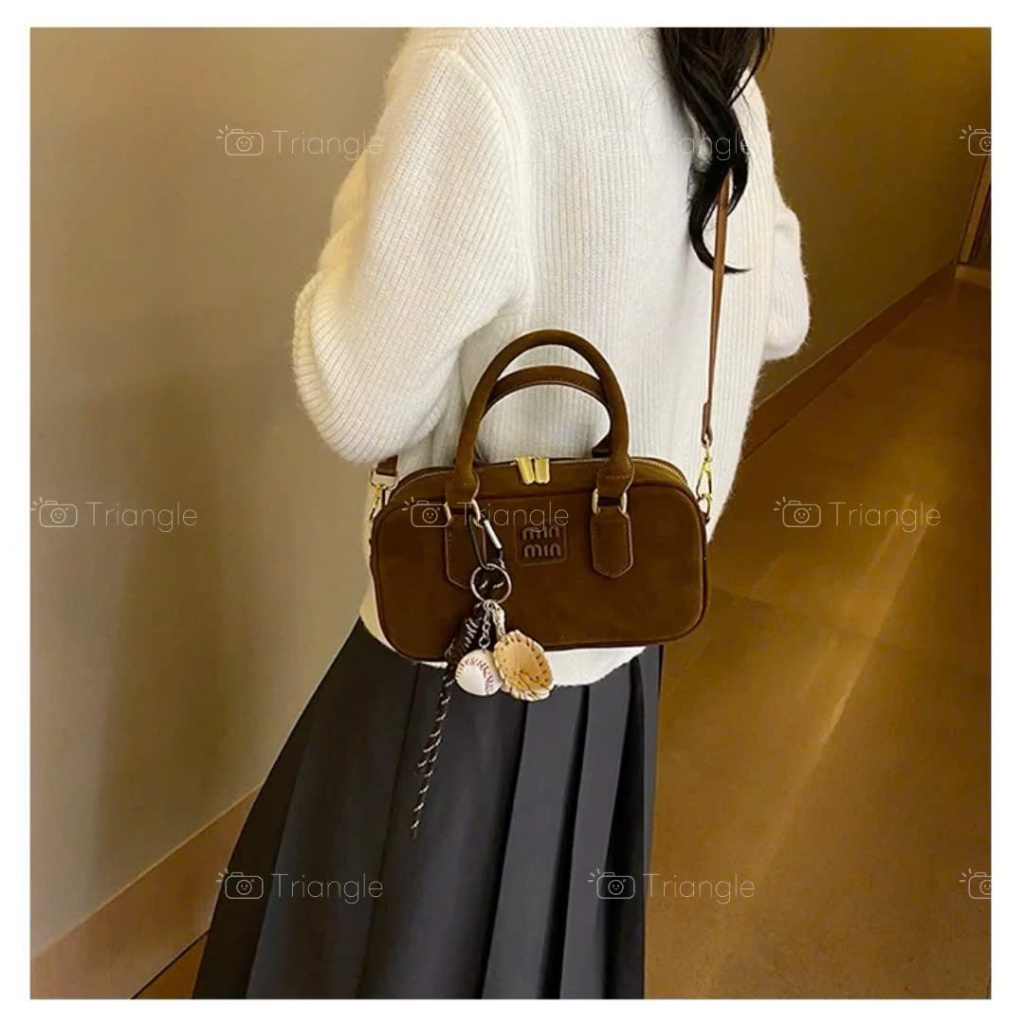 Triangle - Túi MinMin (Giá thanh lý, không hoàn hàng) Hàn Quốc đa di năng dễ mặc dễ phối phong cách trẻ trung
