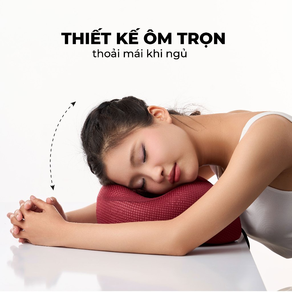 Ảnh Gối cổ du lịch/văn phòng MIAvn TA33217 - Ruột êm vỏ mềm chống mỏi cổ - Hàng Cao Cấp Chính Hãng 3