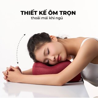 Gối cổ du lịch/văn phòng MIAvn TA33217 - Ruột êm vỏ mềm chống mỏi cổ - Hàng Cao Cấp Chính Hãng