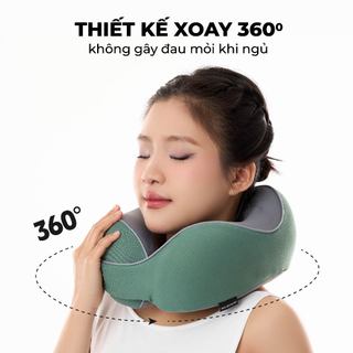 Gối cổ du lịch/văn phòng MIAvn TA33222 - Ruột êm vỏ mềm đàn hồi cao, chống mỏi cổ, hàng cao cấp chính hãng