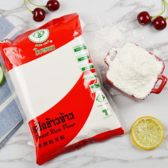 Bột gạo tẻ Thái Lan hiệu Jade Leaf 400g dùng làm bánh,các món ăn,. - NL18