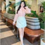 Áo sơ mi nữ tơ cổ bèo dây hoa style hàn quốc A2463 Kymie