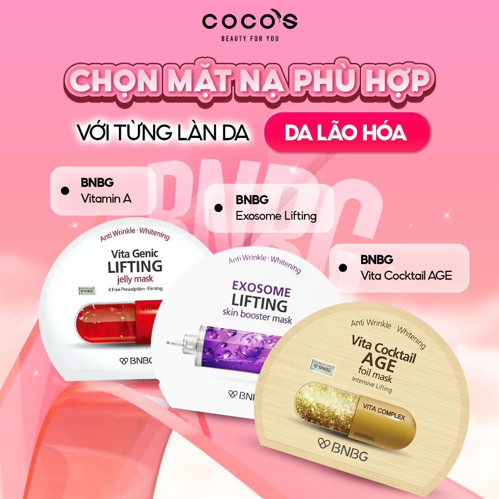 Ảnh Combo 10 Mặt nạ giấy BNBG Vita Genic Jelly Mask (30ml x10) 4