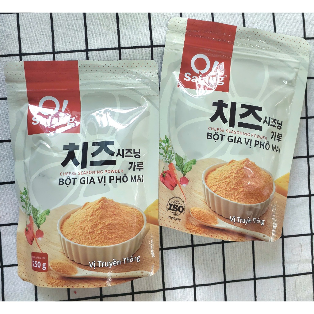 500g Bột Phô Mai Cheese Cao cấp (gồm 2 gói 250g)_hàng Sannadle