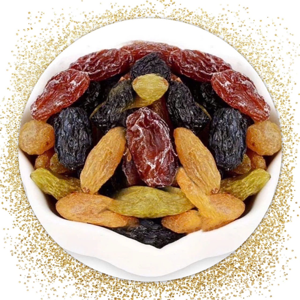 1 Kg Nho Mix 3 vị (Nho vàng, Nho Xanh, Nho Nâu Ăn Là Nghiền) Loại Đặc ...