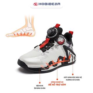Giày bóng rổ chỉnh hình bàn chân Hobibear GS8188, giày thể thao hobi đế TPR cao cấp