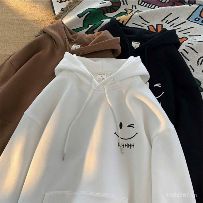 Hodie mặt cười Trắg