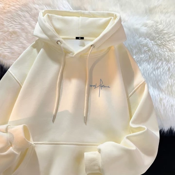 Áo Hoodie nỉ có mũ, áo Hoodie Nam Nữ Unisex form rộng ấm áp Phong cách Phong cách Hàn Quốc-0379（hoodie）