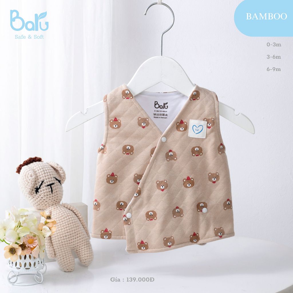 Áo gile trần bông mềm mại