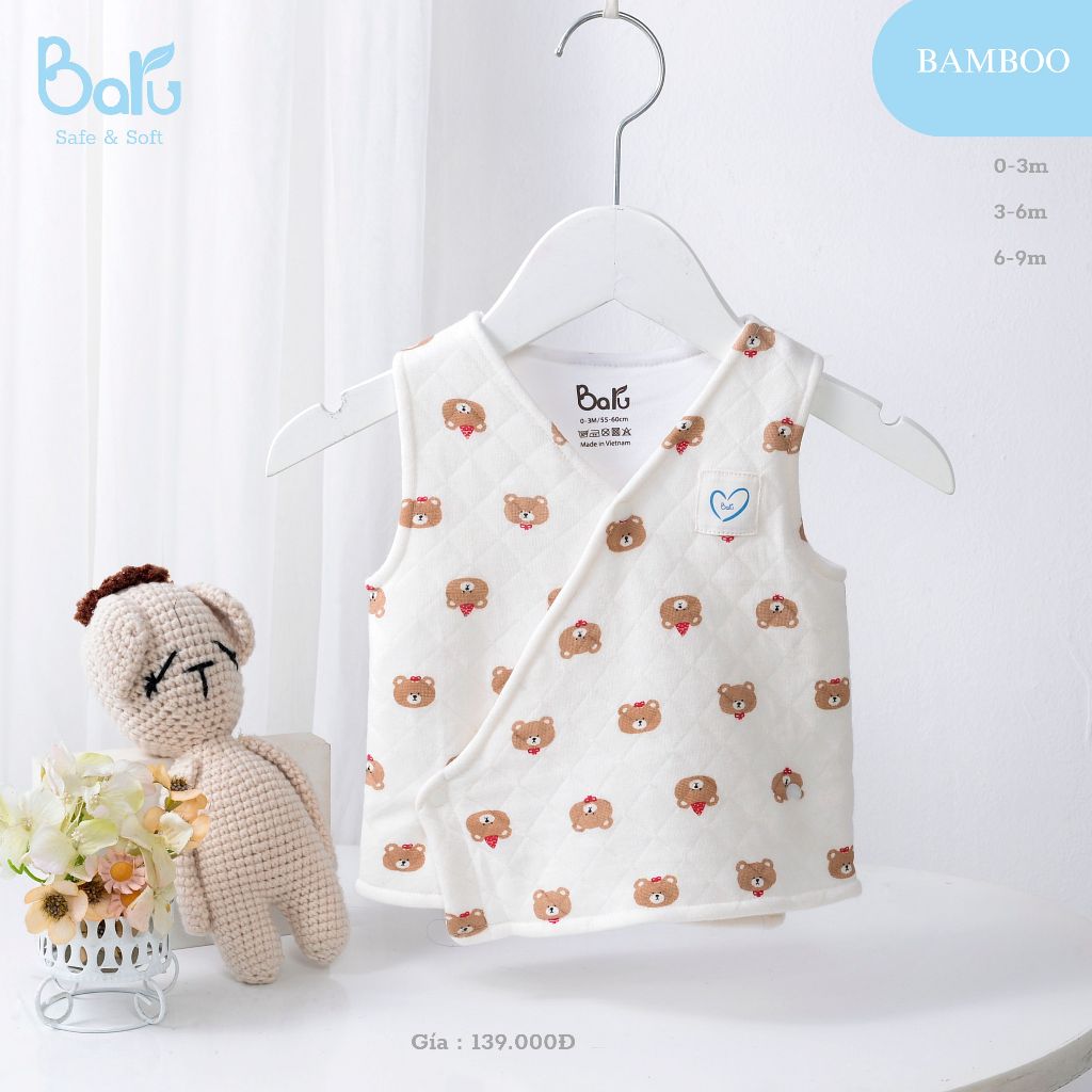Áo gile trần bông mềm mại