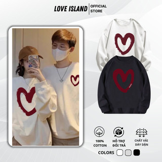 Áo đôi mùa đông hoodie sweater nam nữ nỉ bông cao cấp form unisex trái tim đỏ LOCAL BRAND L66 [A149]