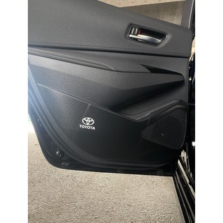 Bộ Dán Chống Xước Tapli Cửa Xe Toyota Altis - Viền Vân Da Carbon Cao Cấp( tặng 1 bộ gương cầu lồi)