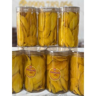 Xoài Sấy Dẻo Nguyên Miếng, Hàng Xuất Khẩu Hũ 500G  |Kim An Minh Food
