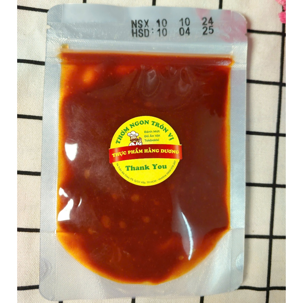 SỐT TƯƠNG ỚT HÀN QUỐC DÙNG NẤU TOKPOKKI, MÌ HÀN QUỐC,...100g