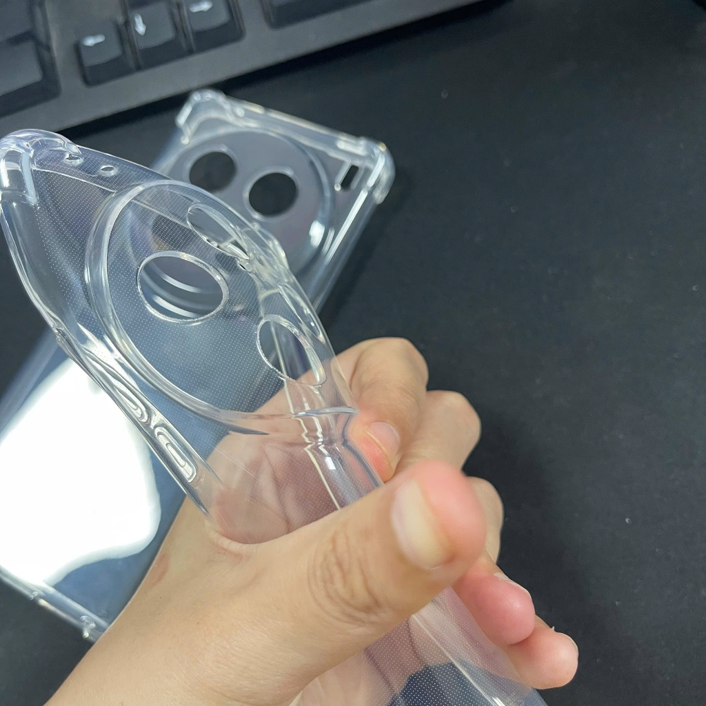 Ốp lưng Vivo X100 Pro, X100s Ultra 5G chống sốc silicon dẻo trong suốt Vỏ bao điện thoại vv