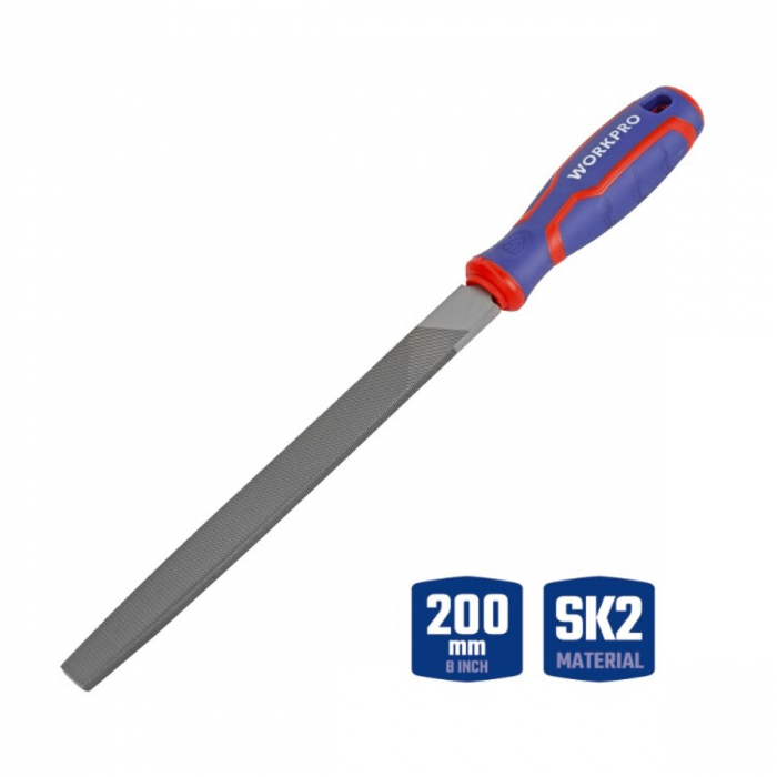 Dũa thẳng dẹt 200mm 8 inch WP251001 - 250mm 10 inch WP251002 - thương hiệu WORKPRO top 2 thế giới - Hàng chính hãng