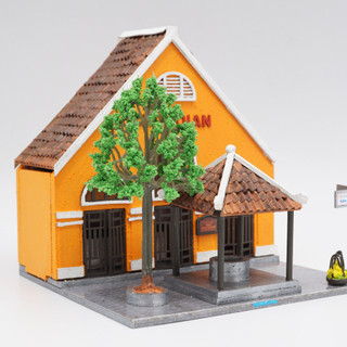 Combo 09 Mẫu Hội An - Dãy Hội An Tự Lắp Ráp - Mô Hình Bằng Gỗ - Thế Giới Tí Hon Thu Nhỏ - CBHA9