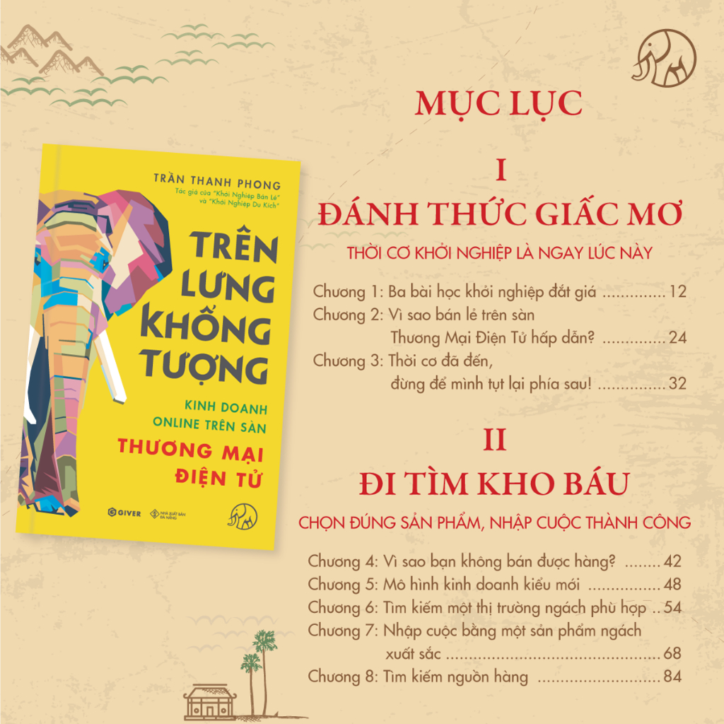 Sách - Trên Lưng Khổng Tượng - Kinh Doanh Online Trên Sàn Thương Mại Điện Tử