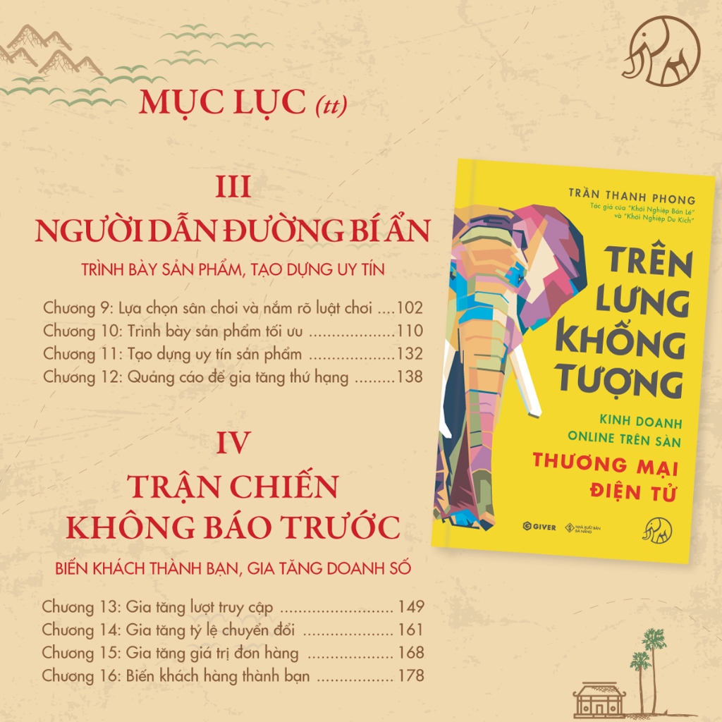 Sách - Trên Lưng Khổng Tượng - Kinh Doanh Online Trên Sàn Thương Mại Điện Tử