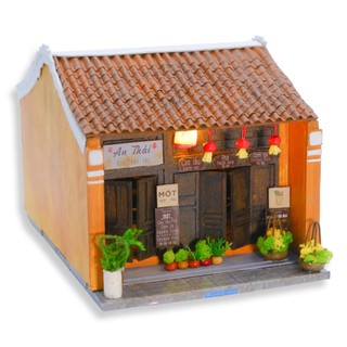 Combo 09 Mẫu Hội An - Dãy Hội An Tự Lắp Ráp - Mô Hình Bằng Gỗ - Thế Giới Tí Hon Thu Nhỏ - CBHA9