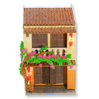 Combo 09 Mẫu Hội An - Dãy Hội An Tự Lắp Ráp - Mô Hình Bằng Gỗ - Thế Giới Tí Hon Thu Nhỏ - CBHA9