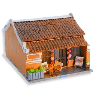Combo 09 Mẫu Hội An - Dãy Hội An Tự Lắp Ráp - Mô Hình Bằng Gỗ - Thế Giới Tí Hon Thu Nhỏ - CBHA9